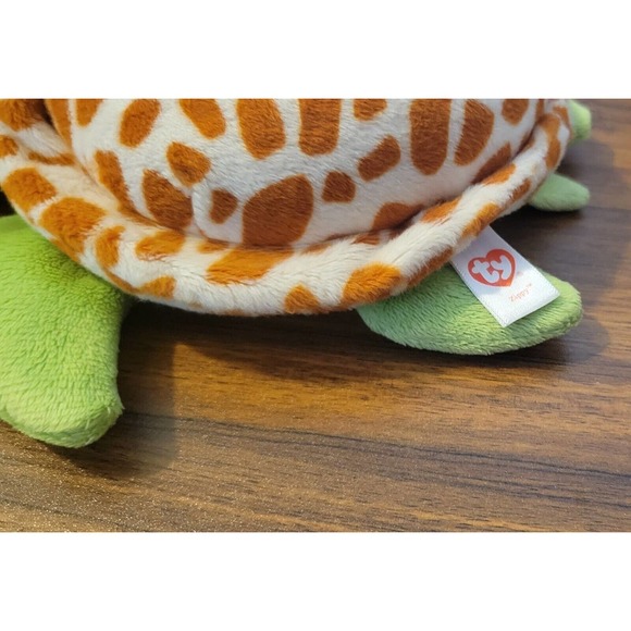Ty Beanie Boos 10” ZIPPY the Green Turtle with Butt Tag - Picture 9 of 11